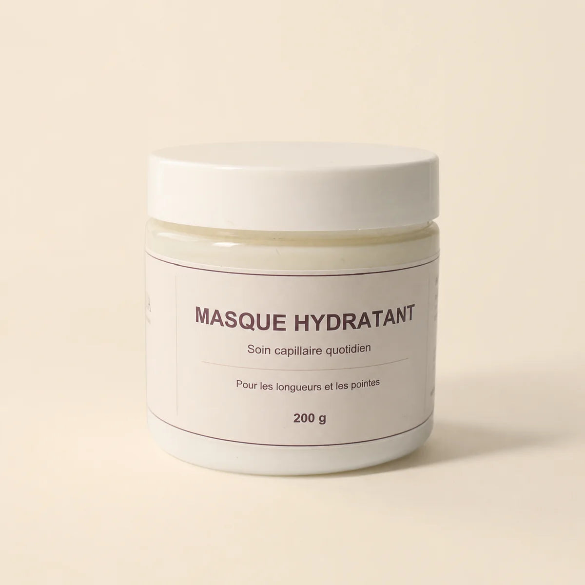 Pot de Masque Hydratant MESKAYA 200 g sur fond crème