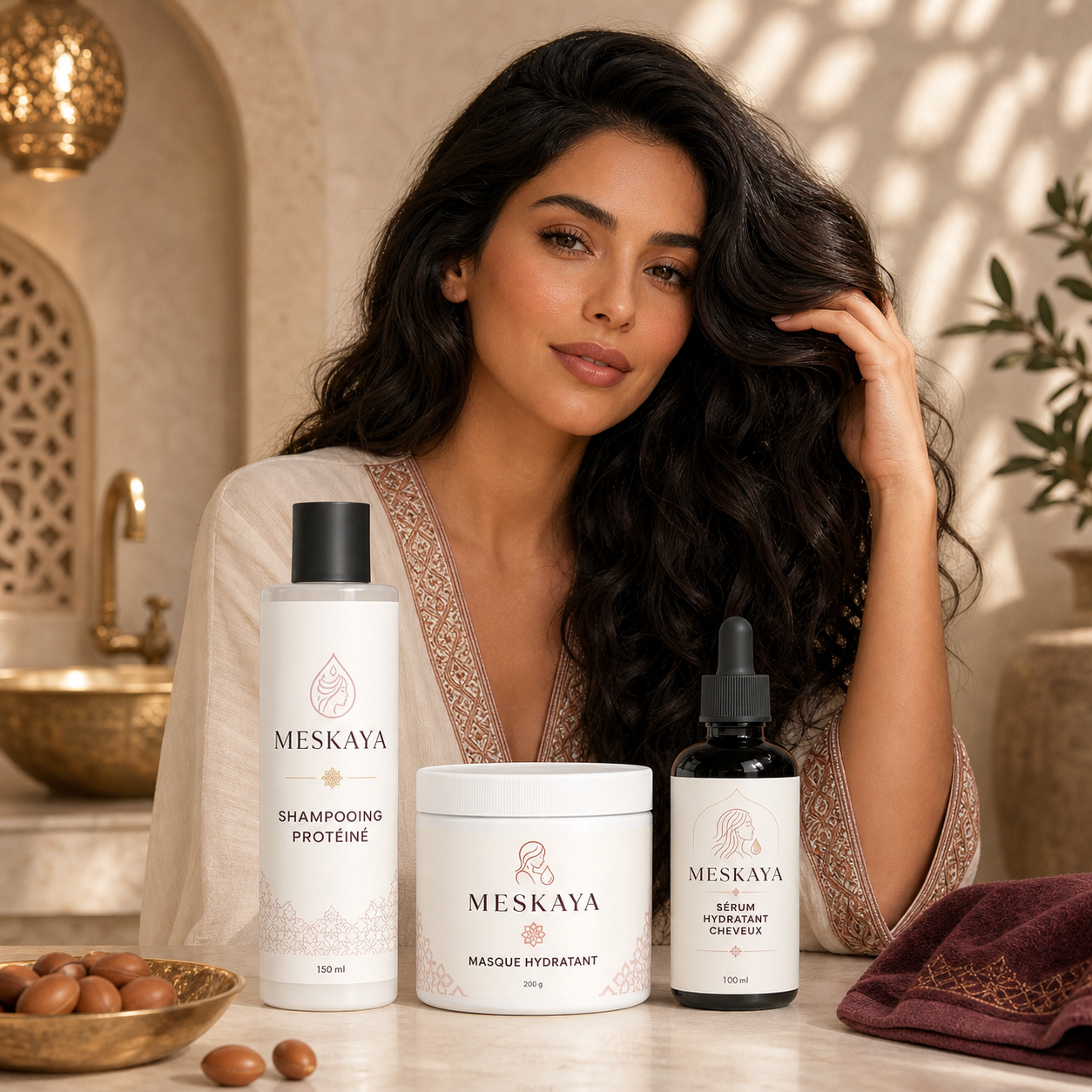 Rituel Cheveux MESKAYA — Pack 3 soins
