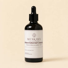 Flacon de Sérum Hydratant Cheveux MESKAYA 100 ml sur fond crème